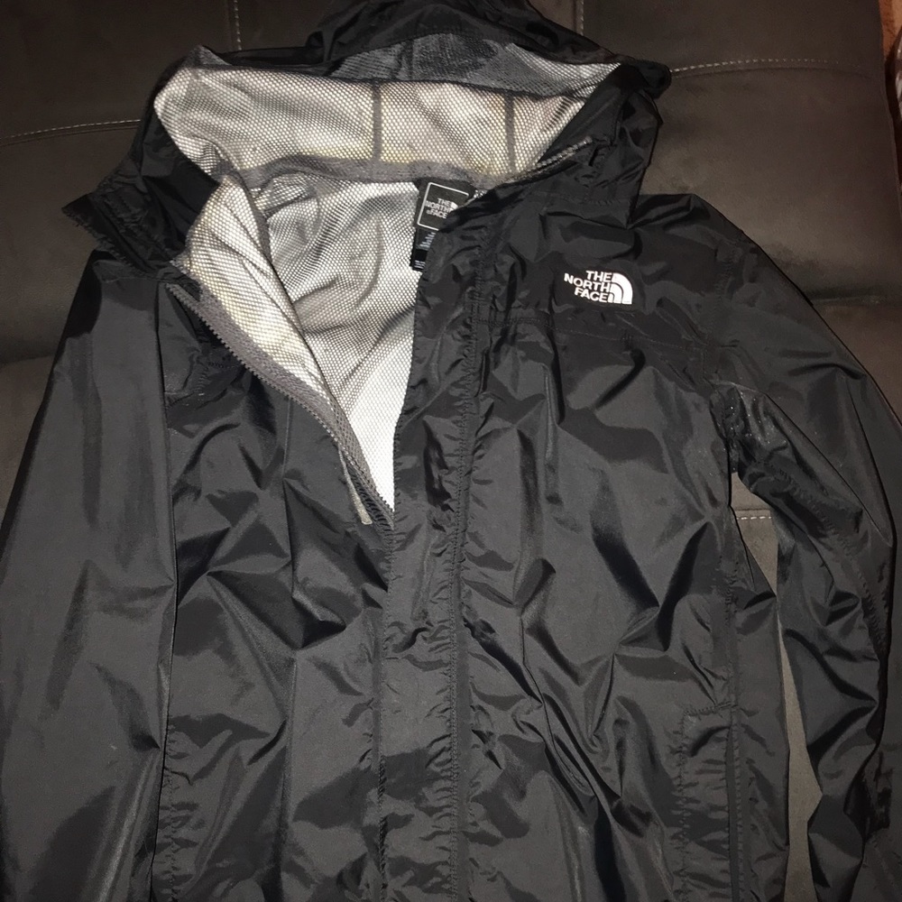 North face rain coat